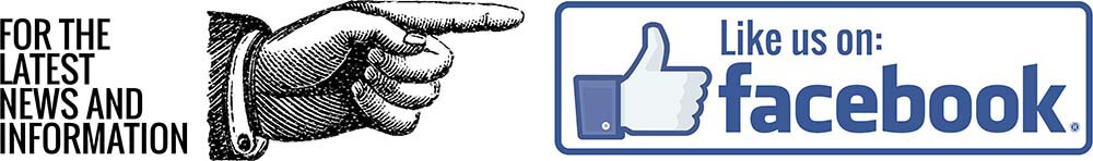 For the latest news and information, Like us on Facebook